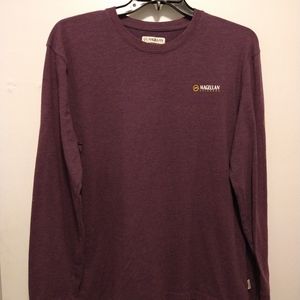 Magellan Size L Purple Long Sleeve T-Shirt